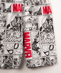 Pijama-Infantil-Manga-Curta-Estampado-Quadrinhos-Os-Vingadores-Marvel-Cinza-Mescla-Claro-9997924-Cinza_Mescla_Claro_4