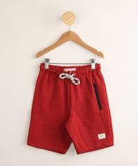 Bermuda-Infantil-de-Moletom-Bolso-com-Ziper-Vermelha-1000356-Vermelho_1