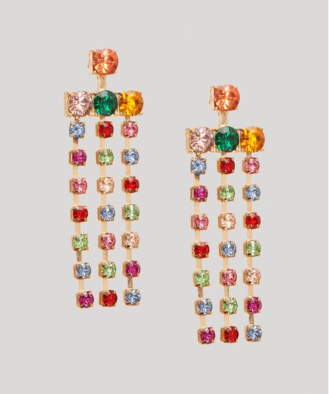 Brinco-de-Franjas-com-Strass-Coloridos-Dourado-9991958-Dourado_1