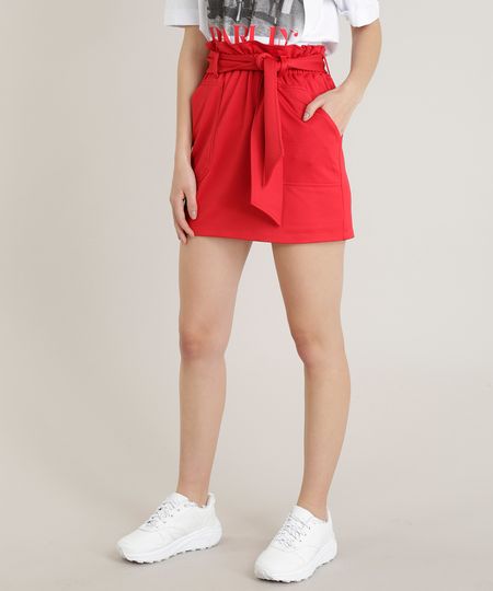 Saia-Clochard-Feminina-com-Faixa-para-Amarrar-Vermelha-9344889-Vermelho_1