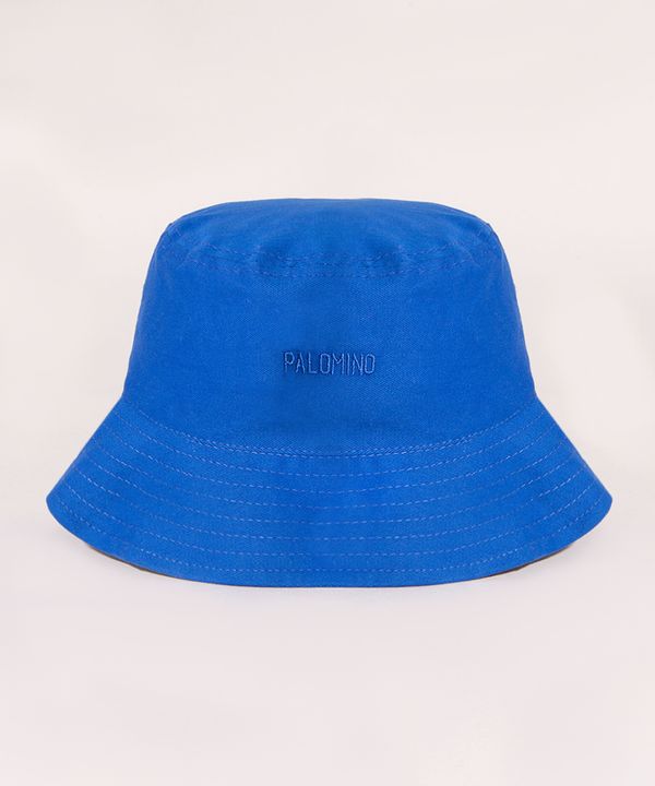 Chapéu Infantil Bucket Hat de Sarja Azul P