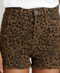 Short-de-Sarja-Feminino-Hot-Pant-Estampado-Animal-Print-Marrom-9328479-Marrom_4