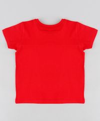Camiseta-Infantil-com-Listras-e-Bolso-Manga-Curta-Gola-Careca-Vermelha-8733145-Vermelho_2