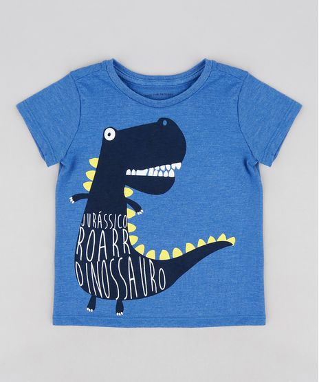 Camiseta-Infantil-Dinossauro-Manga-Curta-Gola-Careca-Azul-8800192-Azul_1