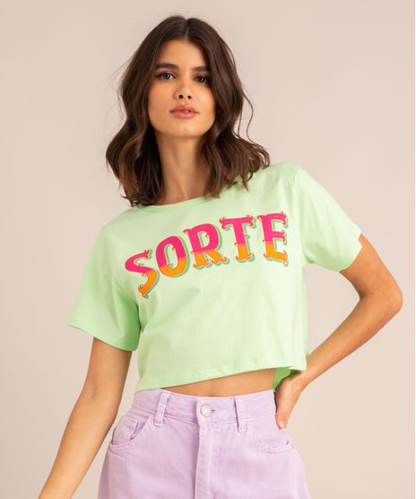 camiseta-cropped--sorte--manga-curta-decote-redondo-verde-1005030-Verde_1