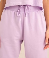 conjunto-basico-de-camiseta-cropped-com-bolso-manga-curta-decote-redondo---calca-jogger-de-moletom-cintura-media--lilas-1006882-Lilas_5