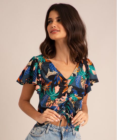 blusa-cropped-push-up-amarracao-estampada-folhagens-manga-curta-decote-v-preta-9999195-Preto_1