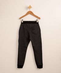 Calca-Infantil-de-Moletom-Jogger--Just-Wanna-Have-Fun--com-Recortes-e-Cordao-Chumbo-9991359-Chumbo_2