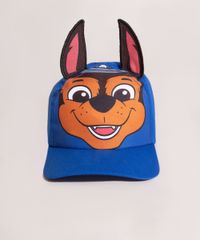 Bone-Infantil-Aba-Reta-Interativo-Chase-Patrulha-Canina-Azul-Royal-1004170-Azul_Royal_1