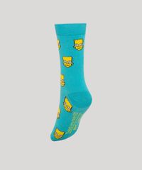 Meia-Infantil-Cano-Alto-Divertida-Bart-Simpson-Azul-1002486-Azul_3