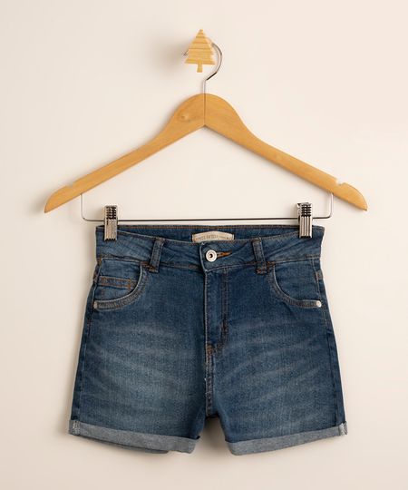 Shorts-Juvenil-Jeans-com-Bolso-e-Barra-Dobrada-Azul-Escuro-9999787-Azul_Escuro_1