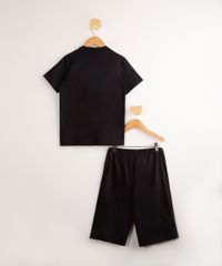 Pijama-Infantil-de-Algodao-PlayStation-Manga-Curta-Preto-1000667-Preto_3