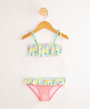 Biquini-infantil-Estampado-Limoes-com--Babado-Protecao-UV50--Multicor-9998484-Multicor_1