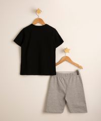 Conjunto-Infantil-de-Camiseta-NASA-Preta---Bermuda--Cinza-Mescla-Claro-9994548-Cinza_Mescla_Claro_2