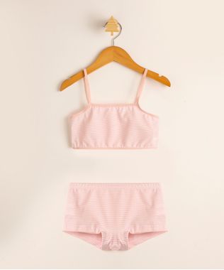 Conjunto-Infantil-de-Sutia-Estampado-Listrado---Calcinha--Rosa-1001663-Rosa_1