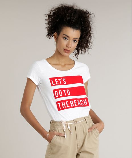 Blusa-Feminina--Let-s-Go-to-the-Beach--Manga-Curta-Decote-Redondo-Off-White-9284444-Off_White_1