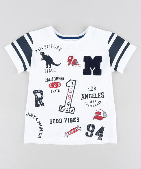Camiseta-Infantil-Com-Estampas-Manga-Curta-Gola-Careca-Branca-9224657-Branco_1