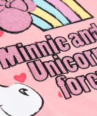 Blusa-Infantil--Minnie-and-Unicorns-Forever--com-Glitter-Manga-Curta-Decote-Redondo-Rosa-9298898-Rosa_5