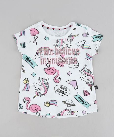Blusa-Infantil-Estampada-Minnie---We-Believe-in-Unicorns--com-Paete-Manga-Curta-Decote-Redondo-Off-White-9298897-Off_White_1