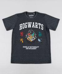 Camiseta-Infantil-Harry-Potter-Hogwarts-Manga-Curta-Gola-Careca-Cinza-Mescla-Escuro-9232196-Cinza_Mescla_Escuro_1