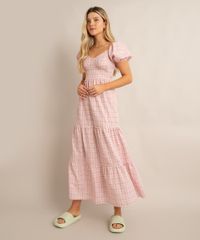 vestido-midi-de-algodao-estampado-xadrez-com-recortes-e-lastex-manga-bufante-off-white-1009685-Off_White_1