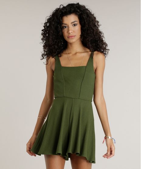 Macaquinho-Feminino-Amplo-Canelado-com-Recorte-Sem-Manga-Verde-Militar-9269594-Verde_Militar_1