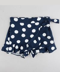 Short-Saia-Infantil-Estampado-de-Poa-com-Transpasse-e-Laco-Azul-Marinho-9245121-Azul_Marinho_1