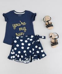 Short-Saia-Infantil-Estampado-de-Poa-com-Transpasse-e-Laco-Azul-Marinho-9245121-Azul_Marinho_3