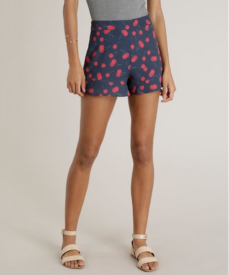 Short-Feminino-Estampado-de-Cereja-com-Babado-Azul-Marinho-9299243-Azul_Marinho_1