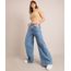 Calca-Wide-Jeans-com-Rasgos-Cintura-Baixa-Azul-Medio-1006877-Azul_Medio_1