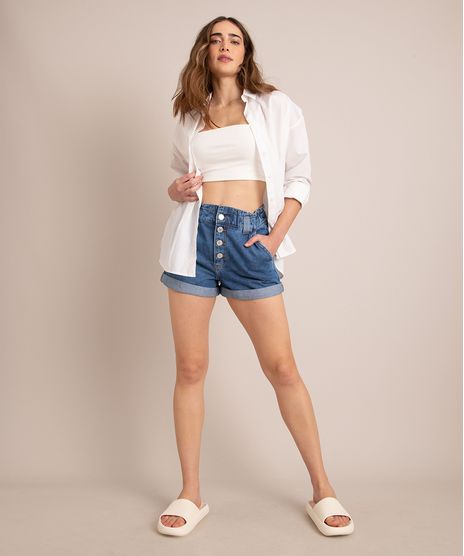 Short-Mom-Clochard-Jeans-Cintura-Super-Alta-Azul-Medio-1007145-Azul_Medio_1