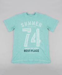 Camiseta-Infantil--Summer-Traveler--Manga-Curta-Gola-Careca-Verde-Claro-9233506-Verde_Claro_1