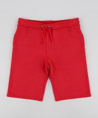 Bermuda-Infantil-Basica-em-Moletom-Vermelha-9272834-Vermelho_1
