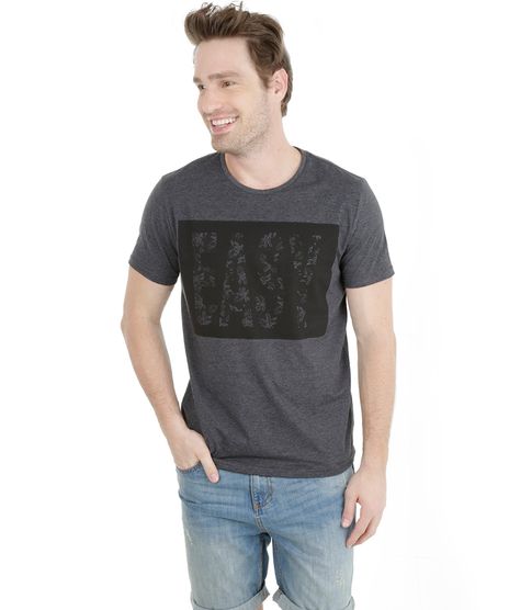 Camiseta-com-Estampa--Easy--Cinza-Mescla-8121712-Cinza_Mescla_1