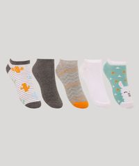 Kit-de-5-Meias-Cano-Baixo-Cactos-e-Lhama-Multicor-9993529-Multicor_1