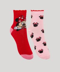Kit-de-2-Meias-Cano-Medio-Infantis-Minnie-com-Frufru-Multicor-1002024-Multicor_1