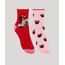 Kit-de-2-Meias-Cano-Medio-Infantis-Minnie-com-Frufru-Multicor-1002024-Multicor_1