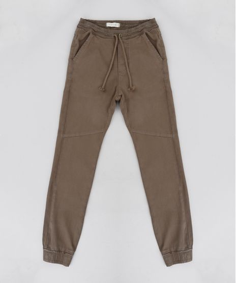 Calca-Infantil-Jogger-com-Cordao-Verde-Militar-9239861-Verde_Militar_1