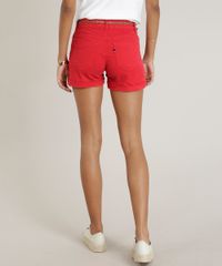 Short-de-Sarja-Feminino-Reto-com-Cinto-Trancado-Vermelho-9299954-Vermelho_2