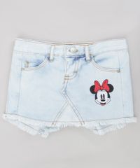 Short-Saia-Jeans-Infantil-Minnie-Mouse-Barra-Desfiada-Azul-Claro-9276657-Azul_Claro_1