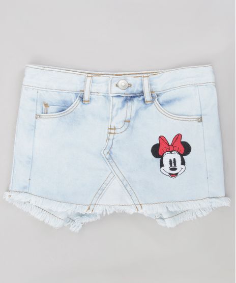 Short-Saia-Jeans-Infantil-Minnie-Mouse-Barra-Desfiada-Azul-Claro-9276657-Azul_Claro_1