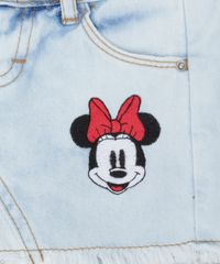 Short-Saia-Jeans-Infantil-Minnie-Mouse-Barra-Desfiada-Azul-Claro-9276657-Azul_Claro_5