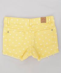Short-Color-Infantil-Estampado-de-Lacos-com-Barra-Desfiada-Amarelo-9245812-Amarelo_2