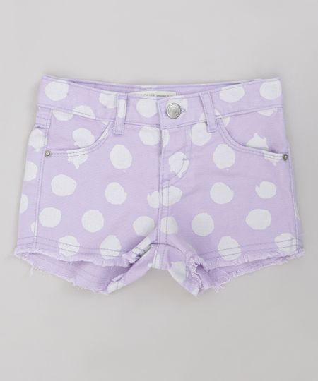 Short-Color-Infantil-Estampado-de-Poa-com-Barra-Desfiada-Lilas-9245809-Lilas_1