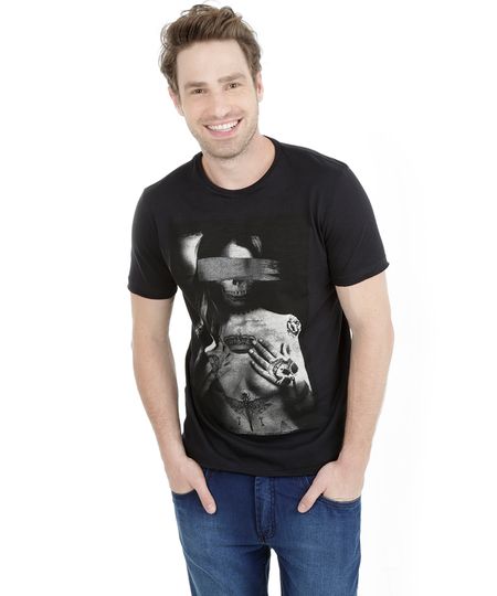 Camiseta-com-Estampa-de-Caveira-Preta-8121626-Preto_1 Camiseta-com-Estampa-de-Caveira-Preta-8121626-Preto_1