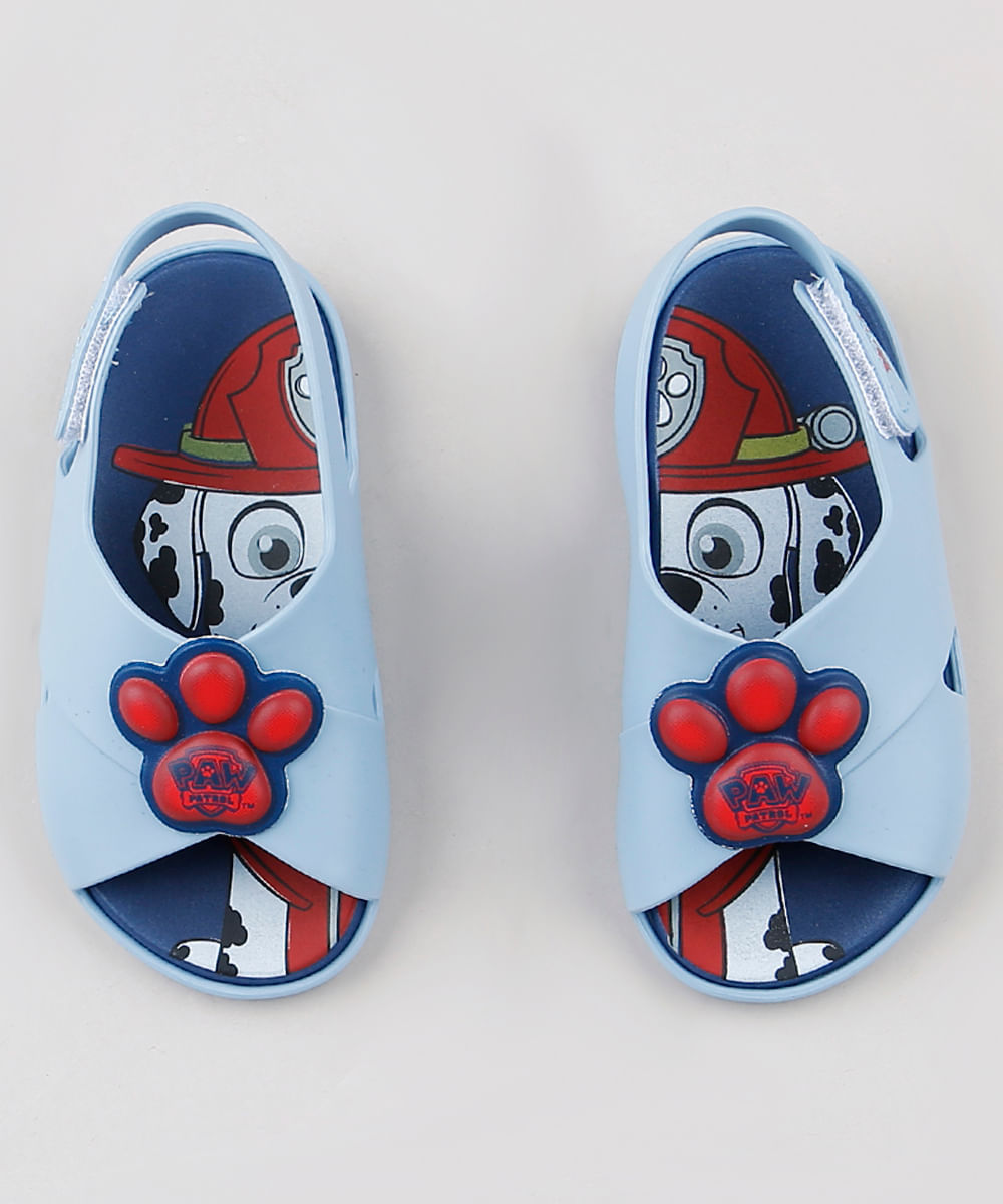 sandália infantil patrulha canina