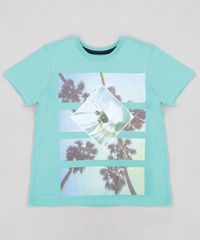 Camiseta-Infantil-Coqueiros-Manga-Curta-Gola-Careca-Verde-9228060-Verde_1