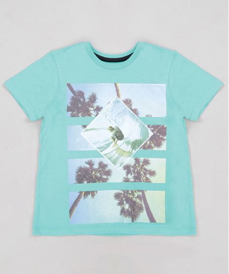 Camiseta-Infantil-Coqueiros-Manga-Curta-Gola-Careca-Verde-9228060-Verde_1