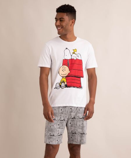 pijama-manga-curta-de-algodao-snoopy-branco-9999890-Branco_1 pijama-manga-curta-de-algodao-snoopy-branco-9999890-Branco_1