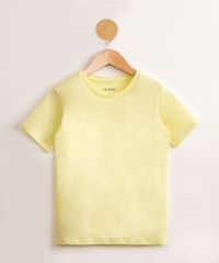 Camiseta-Infantil-de-Algodao-Basica-Manga-Curta-Amarelo-Claro-9976961-Amarelo_Claro_1